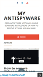 Mobile Screenshot of myantispyware.com